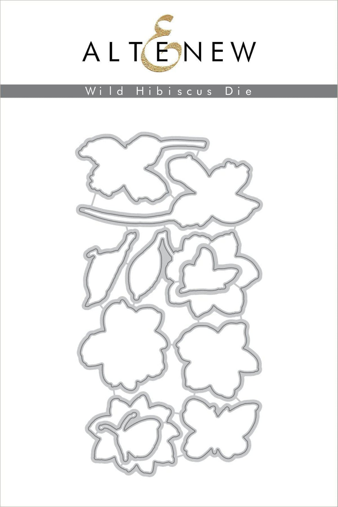Altenew Stamp & Die Bundle Wild Hibiscus Stamp & Die Bundle