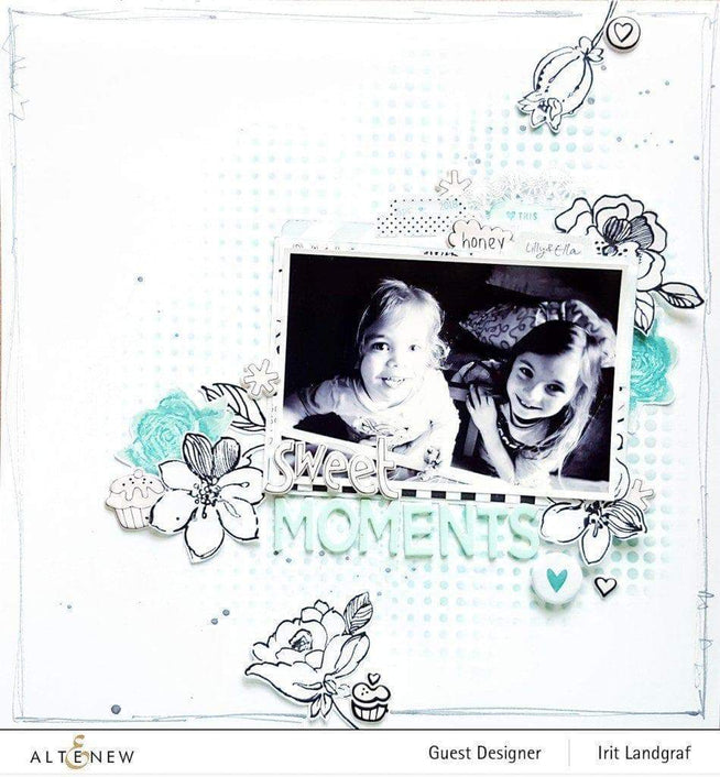 Altenew Stamp & Die Bundle Wild Hibiscus Stamp & Die Bundle