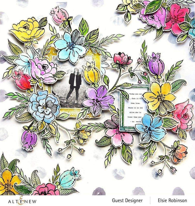 Altenew Stamp & Die Bundle Wild Hibiscus Stamp & Die Bundle