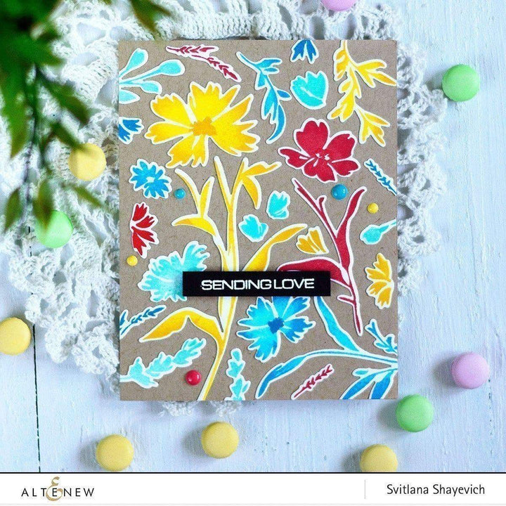 Altenew Stamp & Die Bundle Wildflower Garden Stamp & Die Bundle