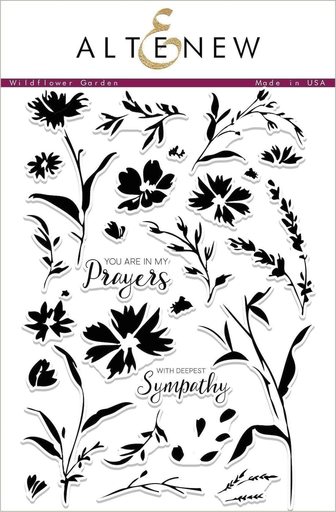 Altenew Stamp & Die Bundle Wildflower Garden Stamp & Die Bundle