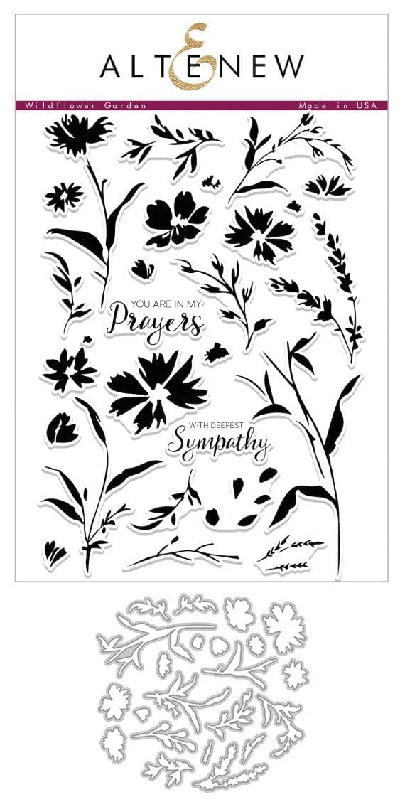 Altenew Stamp & Die Bundle Wildflower Garden Stamp & Die Bundle