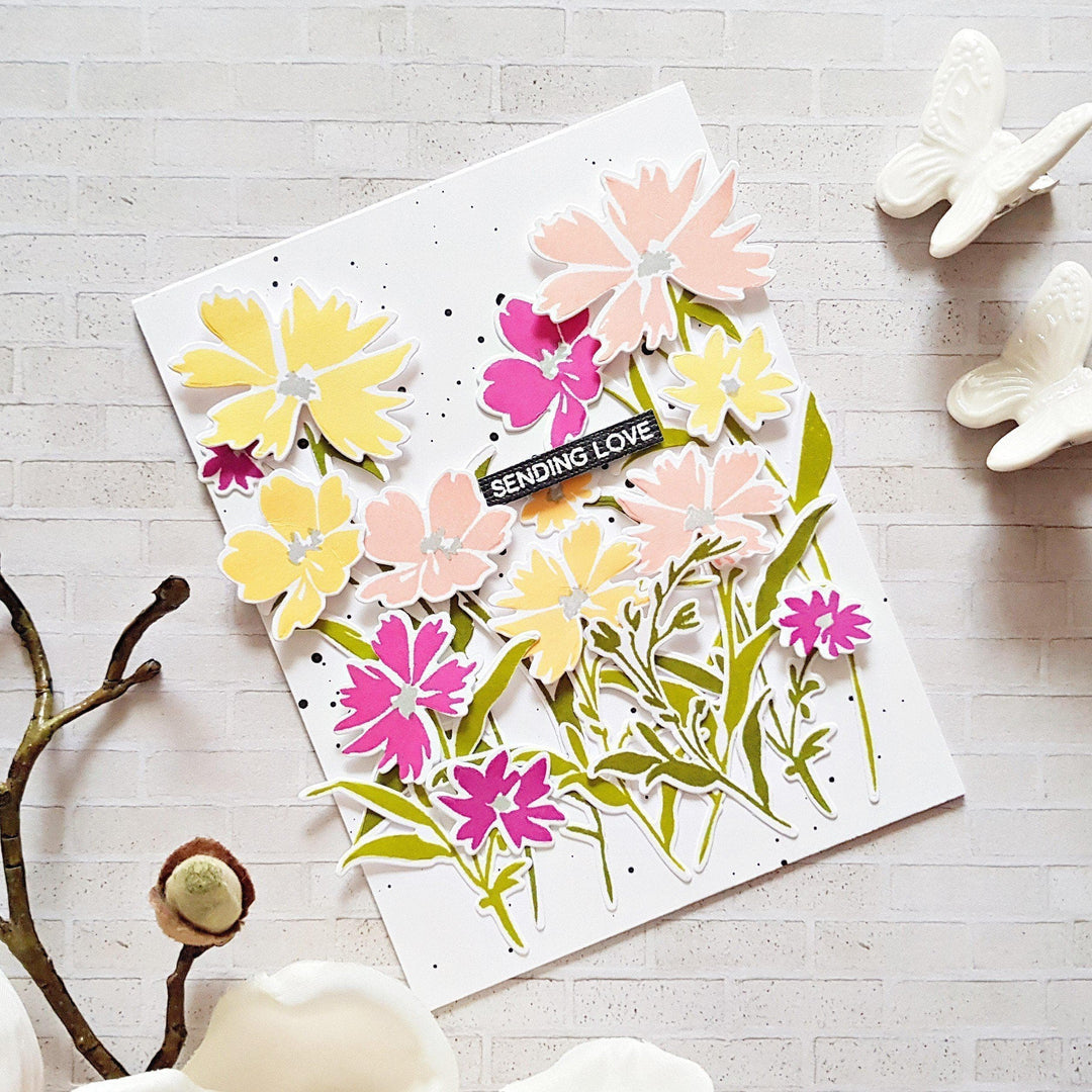 Altenew Stamp & Die Bundle Wildflower Garden Stamp & Die Bundle