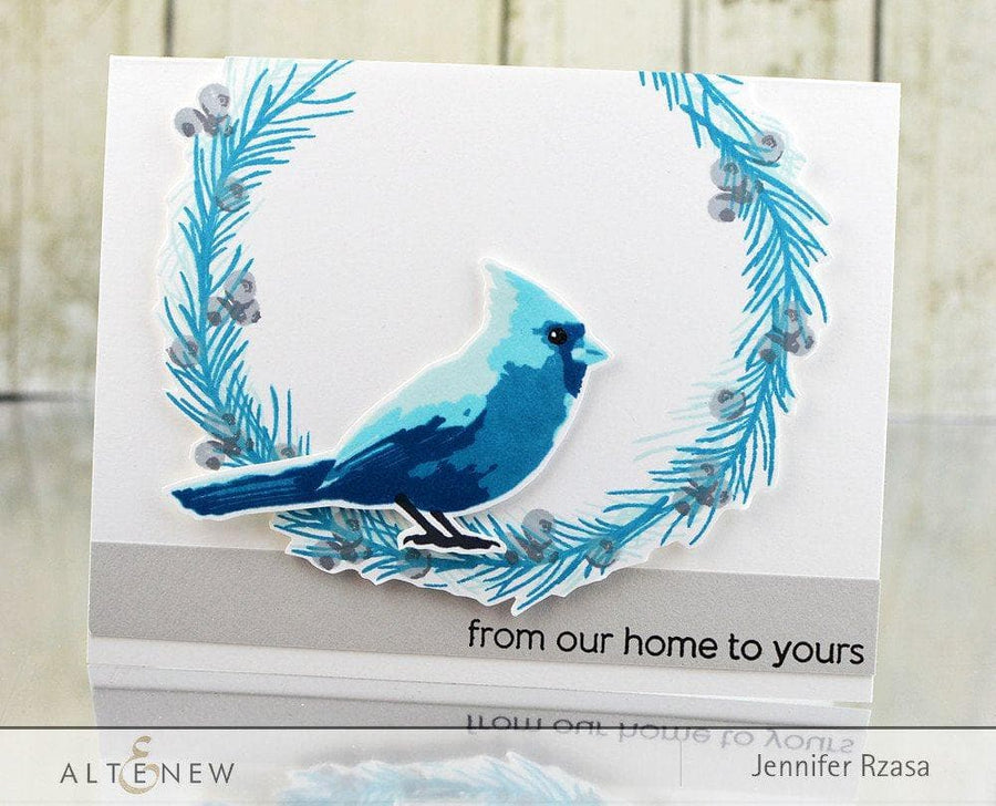 Winter Cardinal Stamp &Winter Cardinal Stamp & Die Set