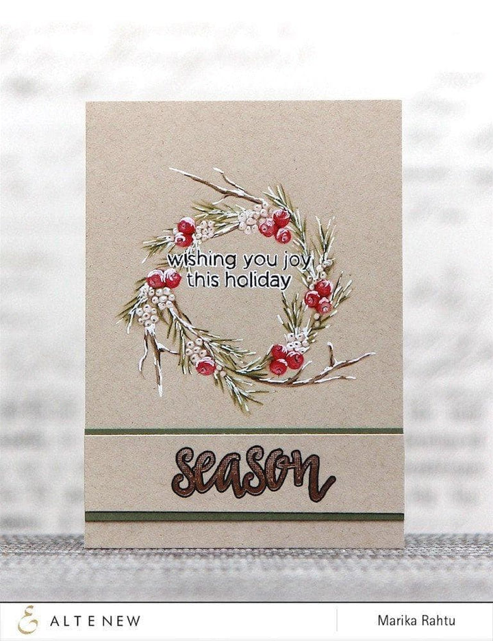 Altenew Stamp & Die Bundle Winter Cardinal Stamp & Die Bundle