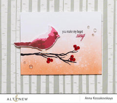 Altenew Stamp & Die Bundle Winter Cardinal Stamp & Die Bundle