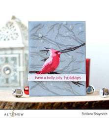 Altenew Stamp & Die Bundle Winter Cardinal Stamp & Die Bundle