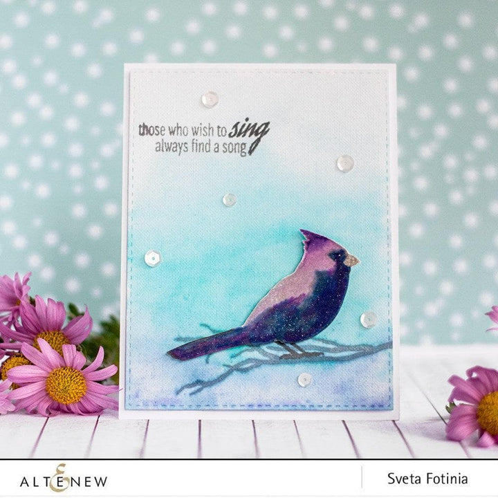 Altenew Stamp & Die Bundle Winter Cardinal Stamp & Die Bundle