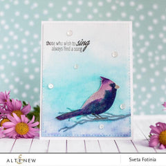 Altenew Stamp & Die Bundle Winter Cardinal Stamp & Die Bundle