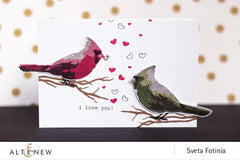 Altenew Stamp & Die Bundle Winter Cardinal Stamp & Die Bundle
