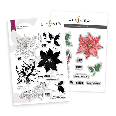 Altenew Stamp & Die Bundle Winter Florals
