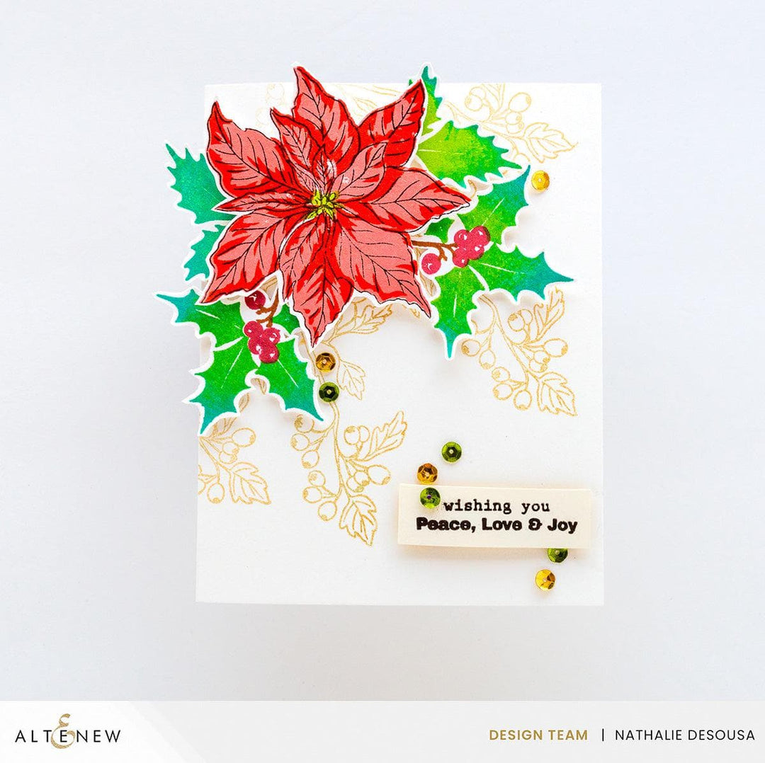Altenew Stamp & Die Bundle Winter Florals