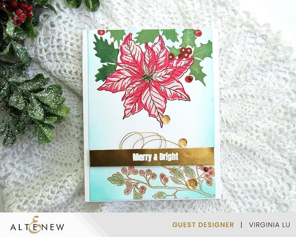 Altenew Stamp & Die Bundle Winter Florals