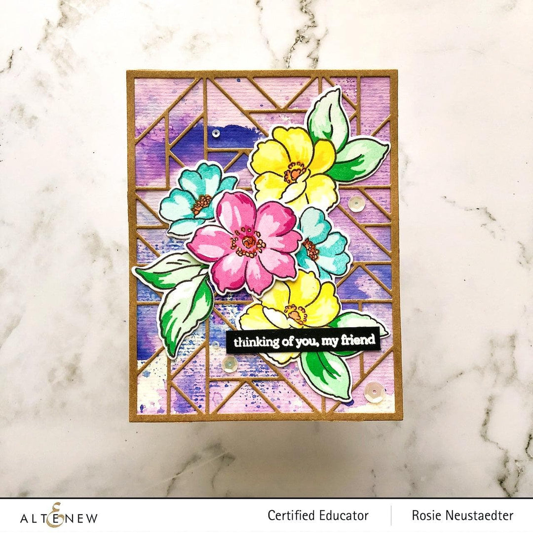 Altenew Stamp & Die Bundle Wispy Joy Stamp & Die Bundle