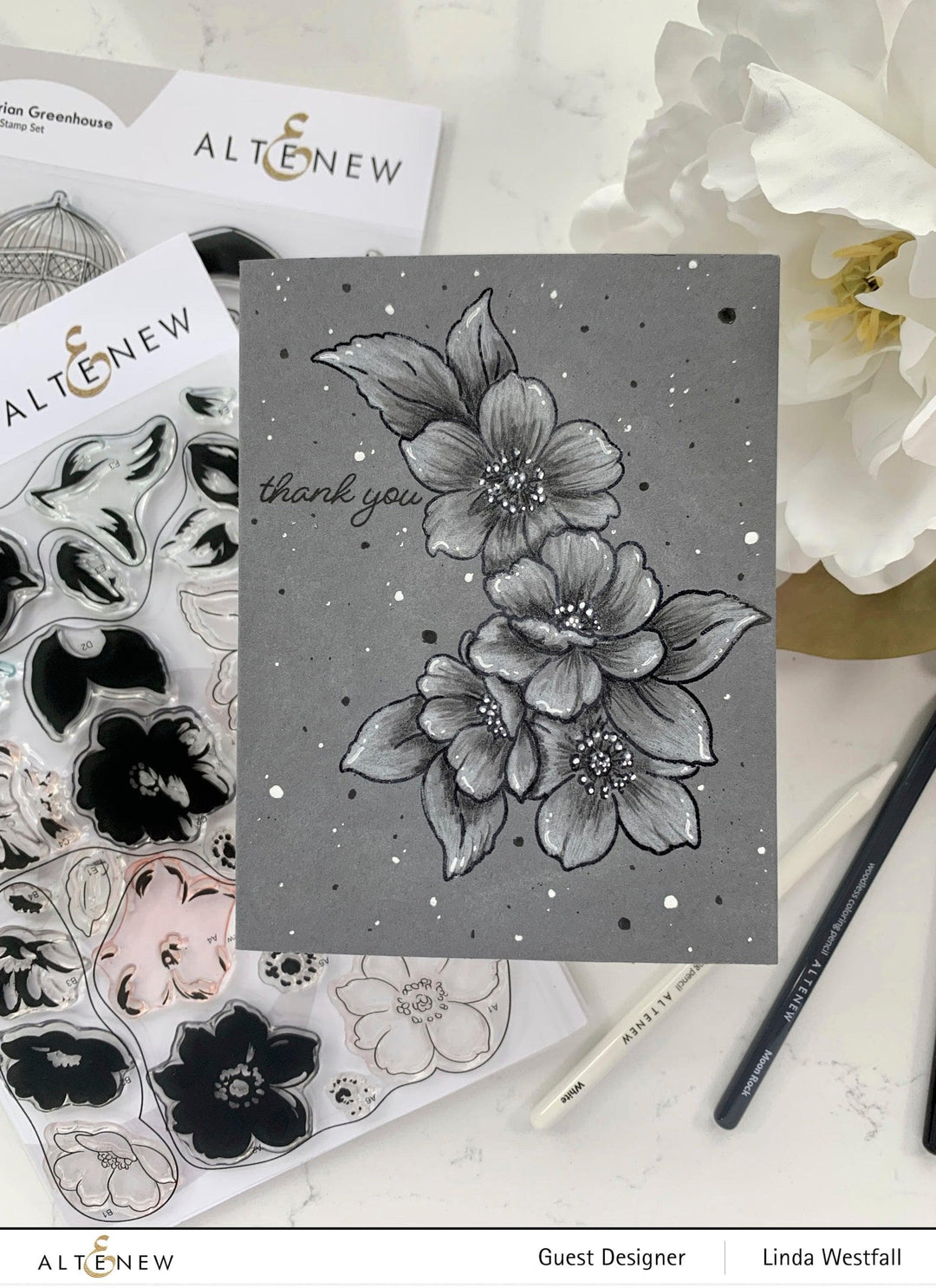 Altenew Stamp & Die Bundle Wispy Joy Stamp & Die Bundle
