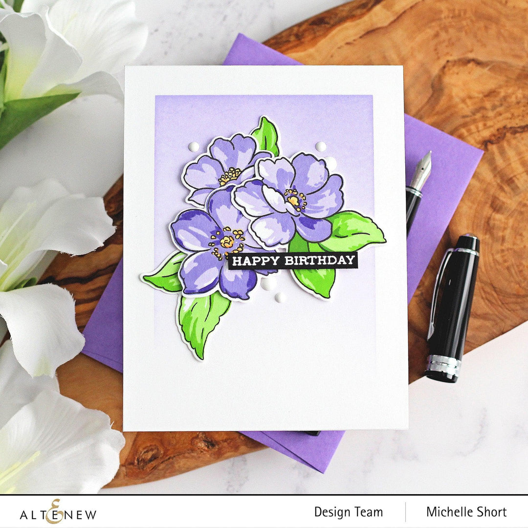Altenew Stamp & Die Bundle Wispy Joy Stamp & Die Bundle