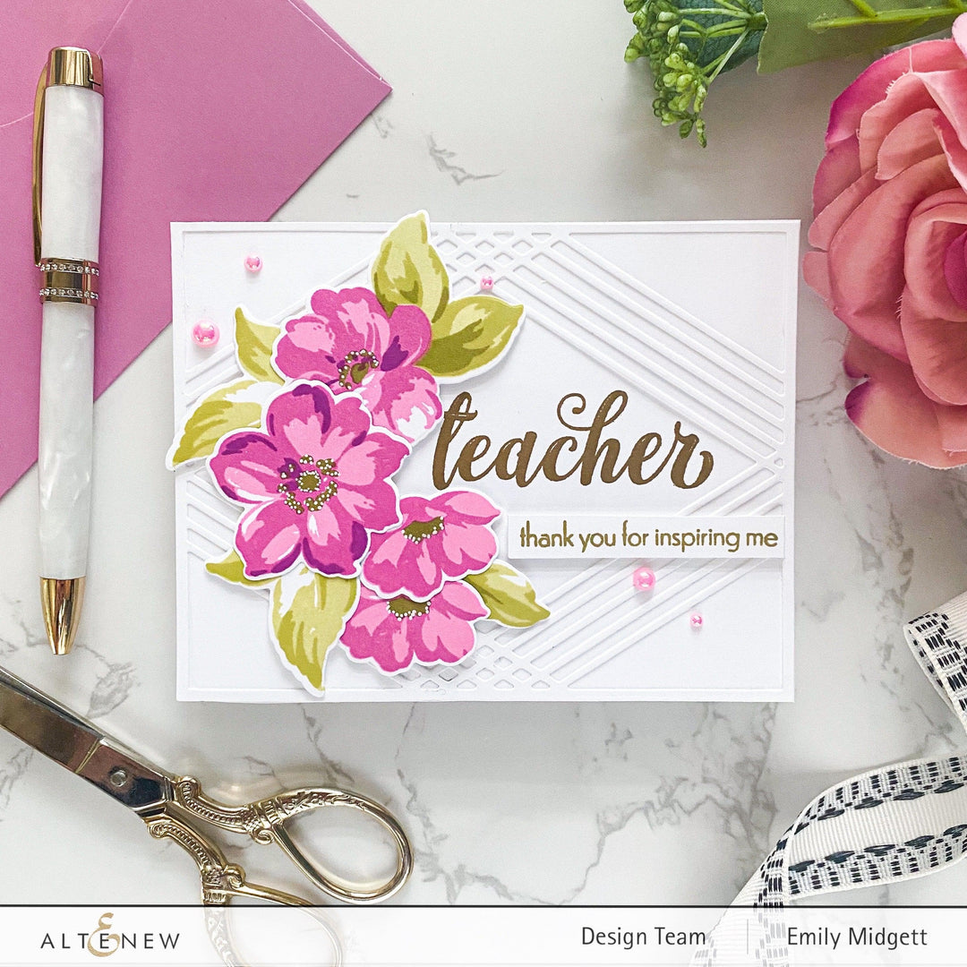 Altenew Stamp & Die Bundle Wispy Joy Stamp & Die Bundle