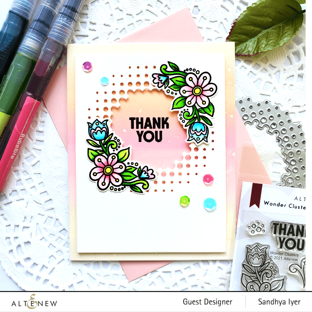 Altenew Stamp & Die Bundle Wonder Clusters Stamp & Die Bundle