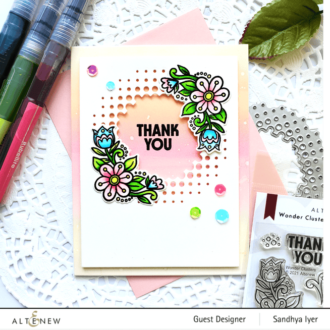 Altenew Stamp & Die Bundle Wonder Clusters Stamp & Die Bundle