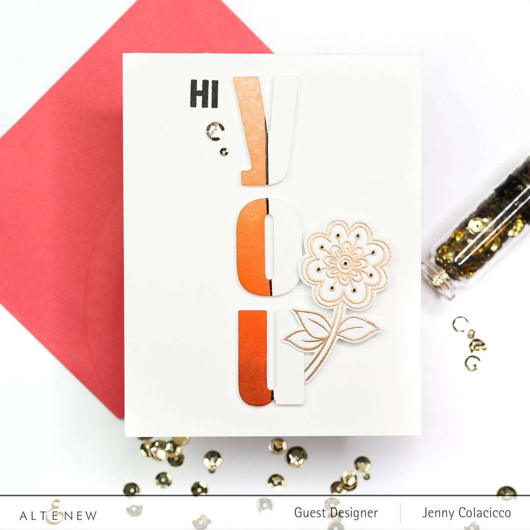 Altenew Stamp & Die Bundle Wonder Flower
