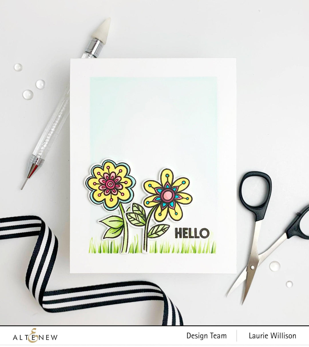 Altenew Stamp & Die Bundle Wonder Flower