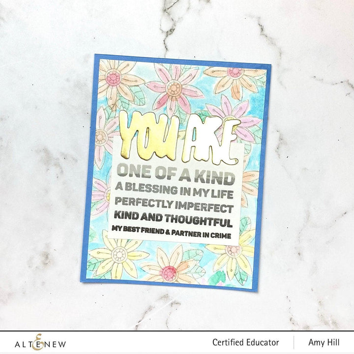 Altenew Stamp & Die Bundle You Are Everything Stamp & Die Bundle