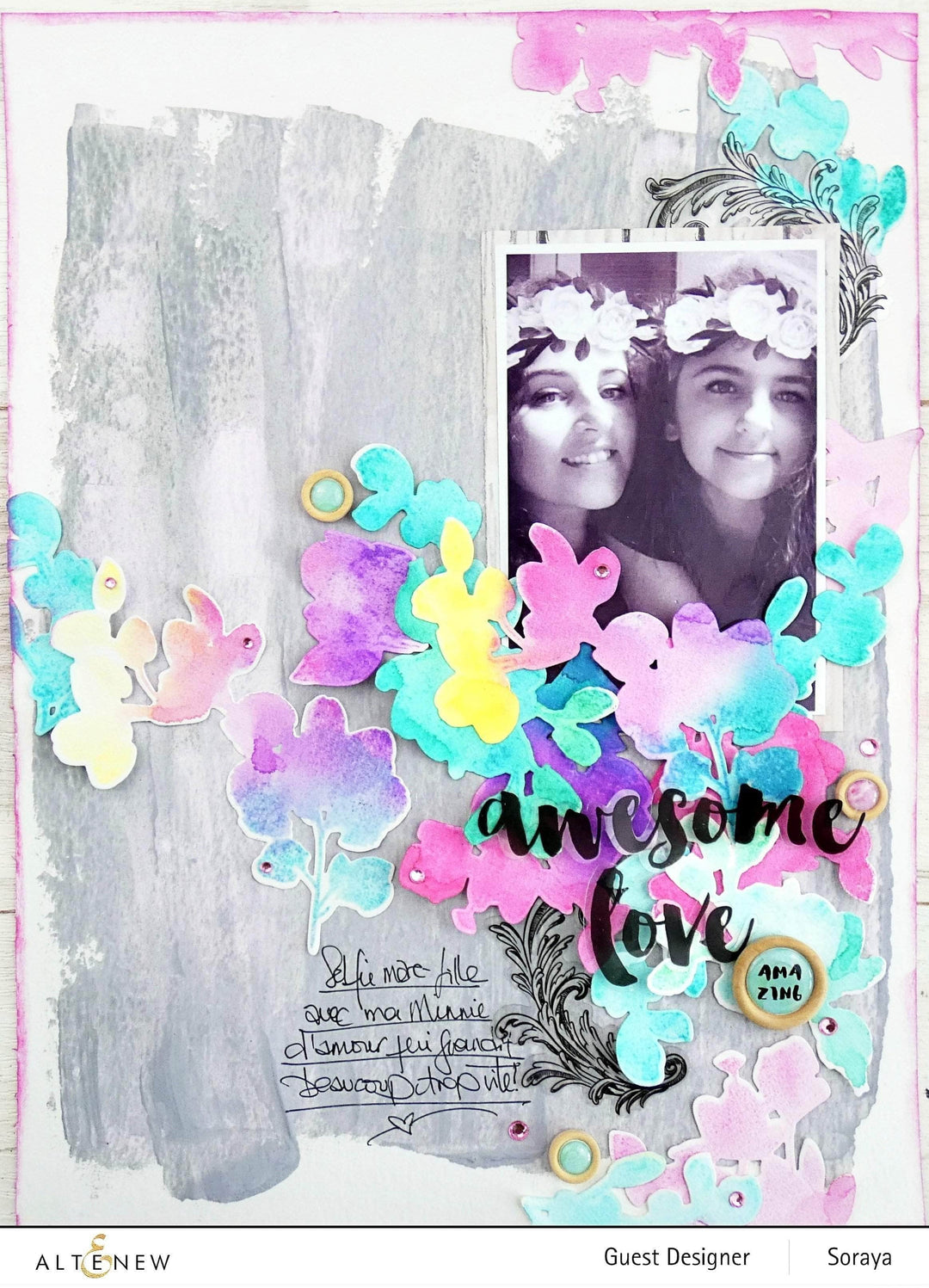 Altenew Stamp & Die Bundle A Study in Watercolor Stamp & Die Bundle