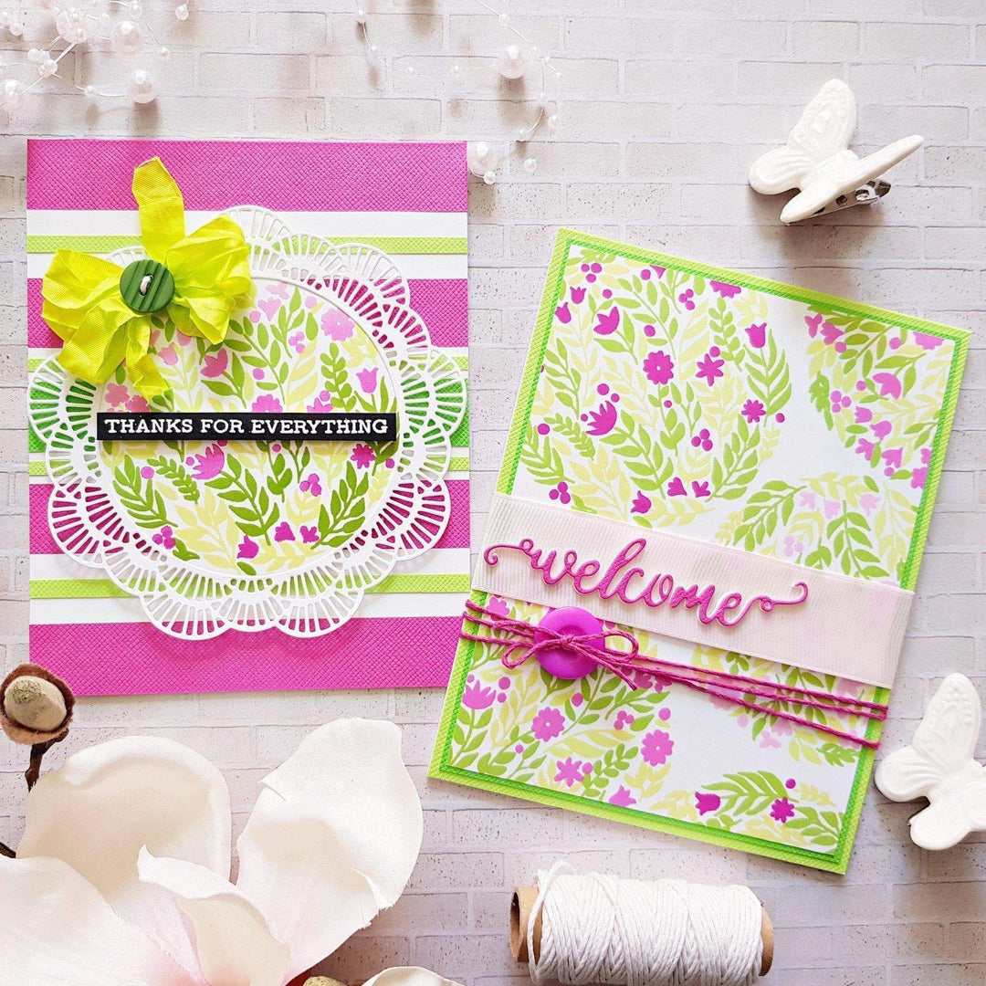 Altenew Stamp & Die Bundle A Welcome Reverie Coordinating Stamp & Die Bundle