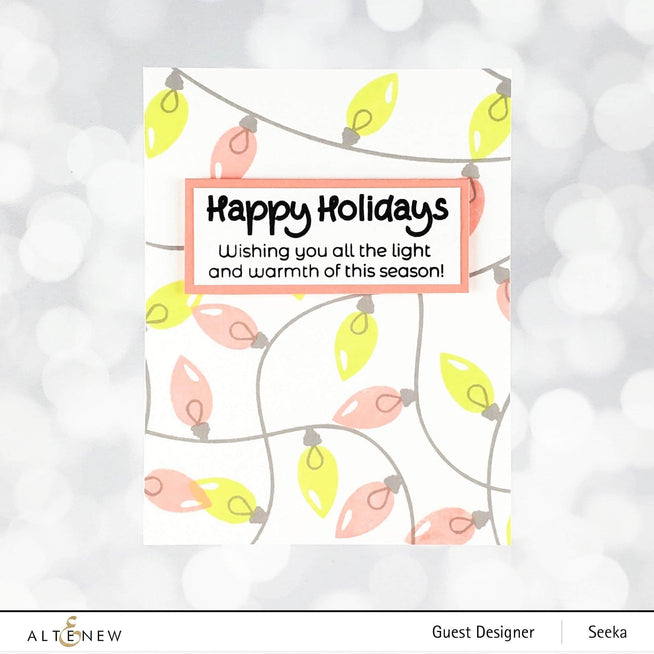 Altenew Stamp & Die Bundle All Is Bright Stamp & Die Bundle