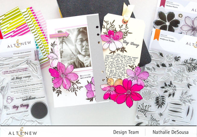 Altenew Stamp & Die Bundle All Things Orange Stamp & Die Bundle