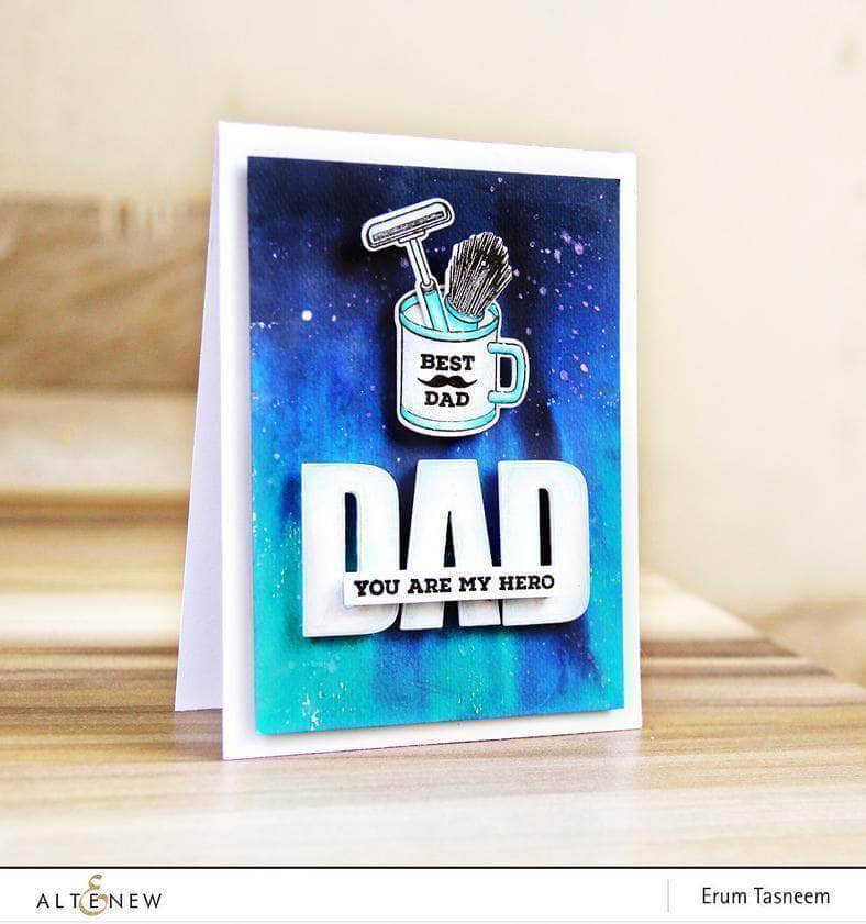 Altenew Stamp & Die Bundle Z - Best Dad Stamp & Die Bundle
