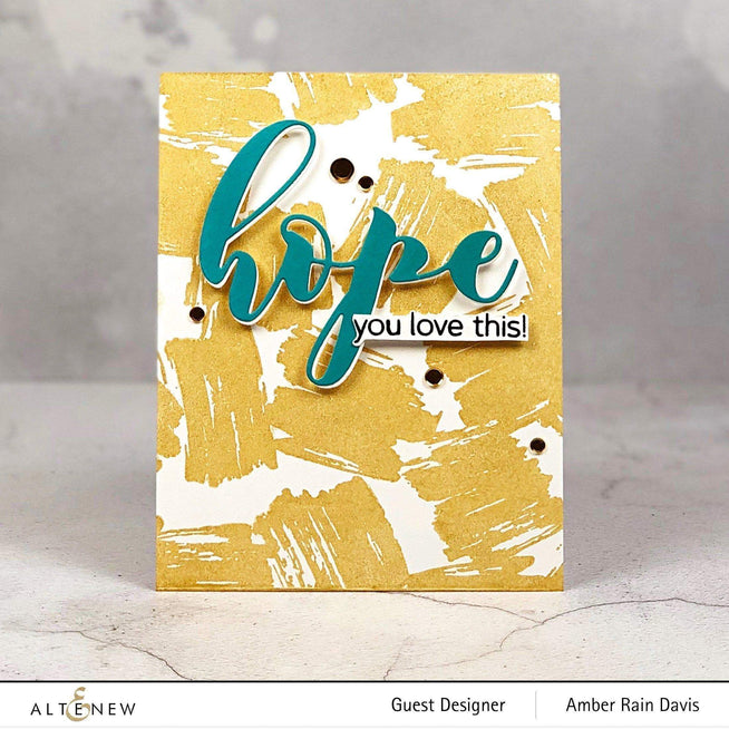 Altenew Stamp & Die Bundle Blessed With Hope Coordinating Stamp & Die Bundle