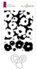 Altenew Bold Floral Drape Stamp & Die Bundle showcasing intricate floral designs and matching die cuts on a creative workspace.
