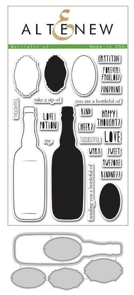 Altenew Stamp & Die Bundle Z - Bottleful of Stamp & Die Bundle