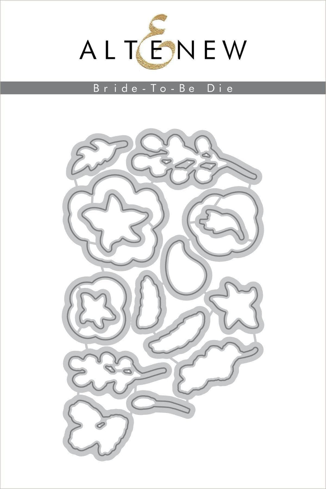 Altenew Stamp & Die Bundle Z - Bride-To-Be Stamp & Die Bundle