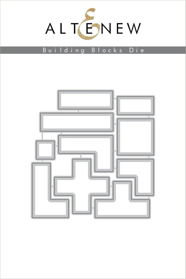 Altenew Stamp & Die Bundle Z - Building Blocks Stamp & Die Bundle