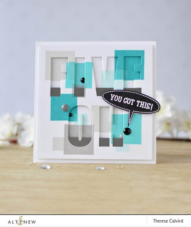 Altenew Stamp & Die Bundle Z - Building Blocks Stamp & Die Bundle