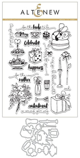 Altenew Stamp & Die Bundle Z - Celebrations Stamp & Die Bundle