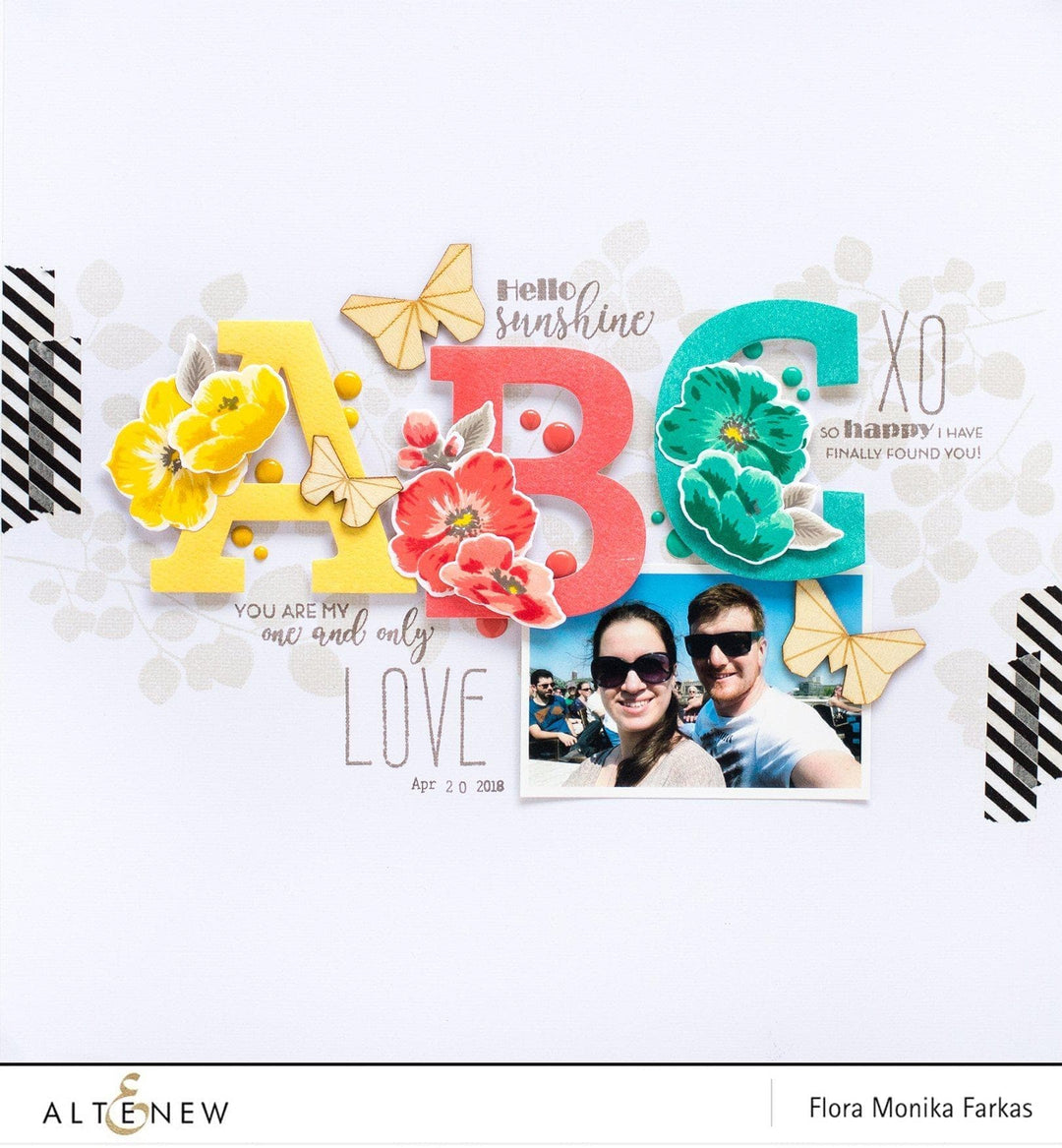 Altenew Stamp & Die Bundle Climbing Clematis Stamp & Die Bundle