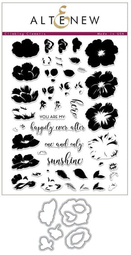Altenew Stamp & Die Bundle Climbing Clematis Stamp & Die Bundle