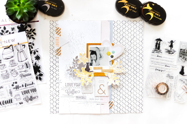 Altenew Stamp & Die Bundle Dancing In The Rain Stamp & Die Bundle