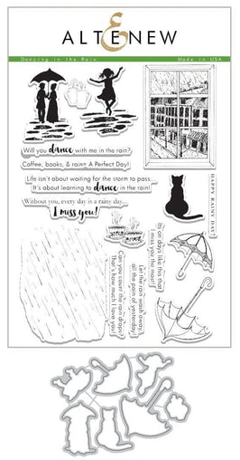 Altenew Stamp & Die Bundle Dancing In The Rain Stamp & Die Bundle