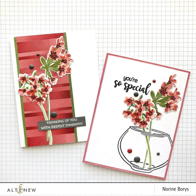 Altenew Stamp & Die Bundle Z - Delicate Clusters Stamp & Die Bundle