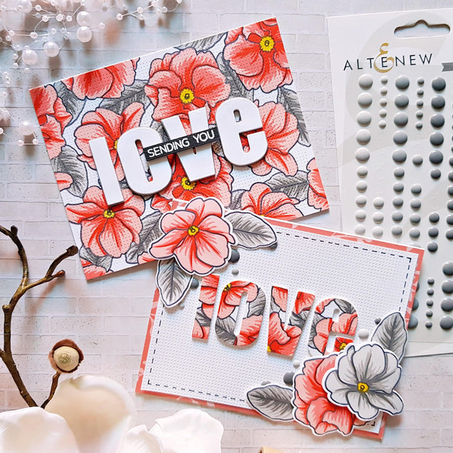 Altenew Stamp & Die Bundle Delicate Primrose Stamp & Die Bundle