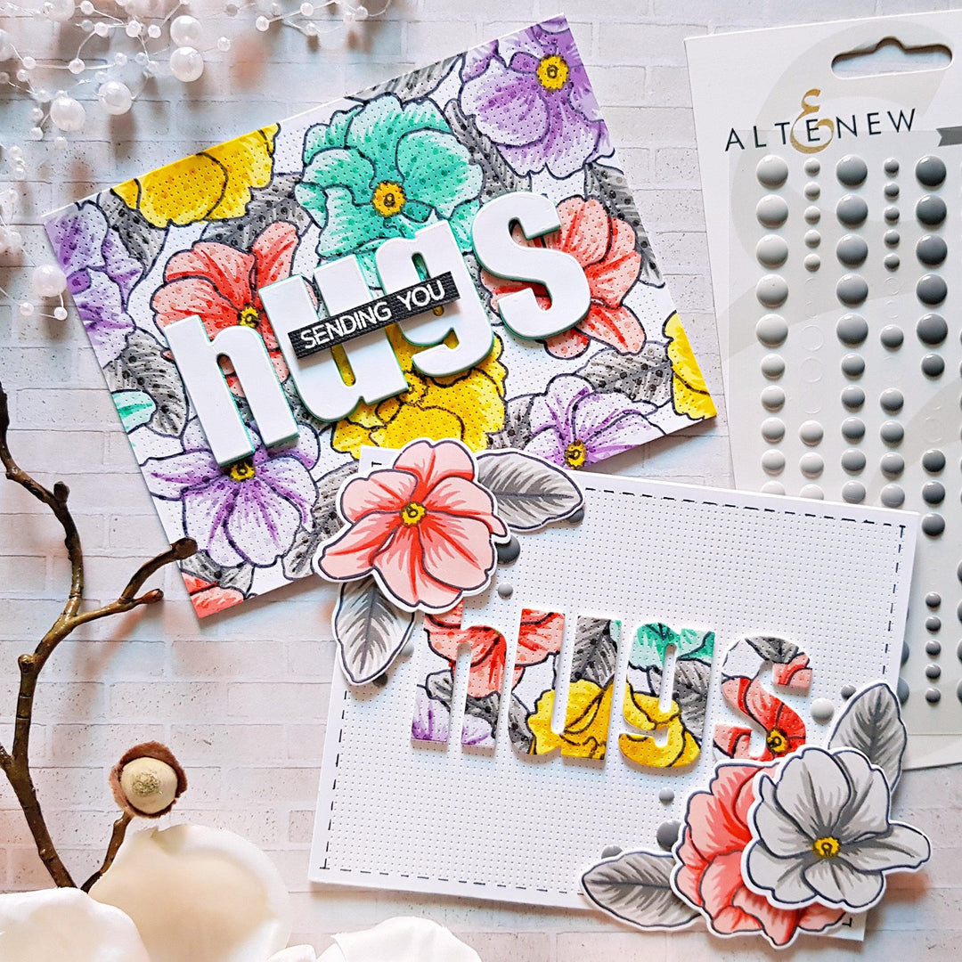 Altenew Stamp & Die Bundle Delicate Primrose Stamp & Die Bundle