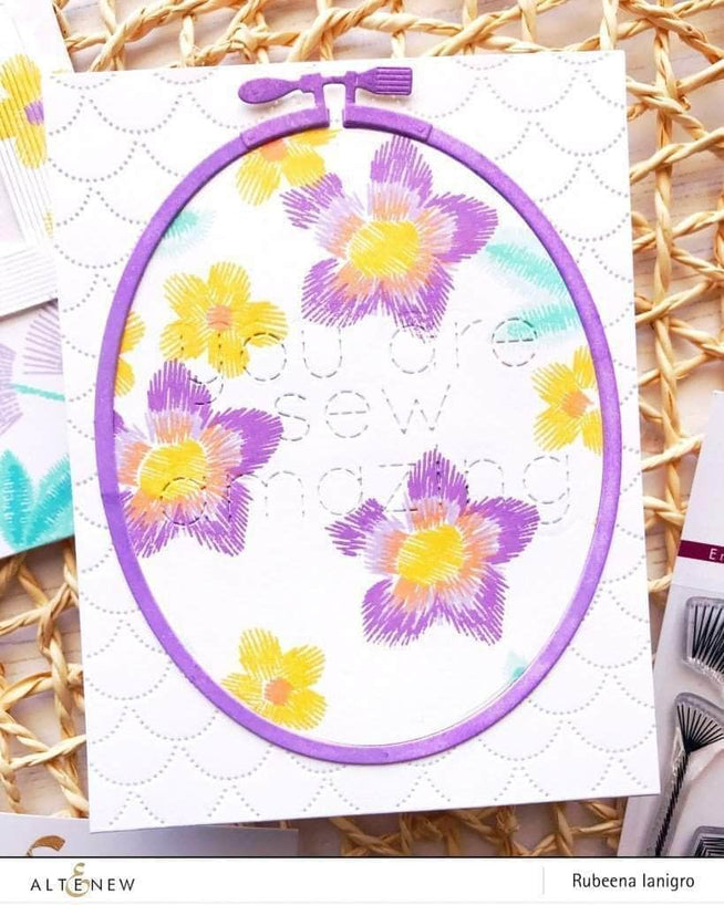 Altenew Stamp & Die Bundle Embroidered Blooms Stamp & Die Bundle