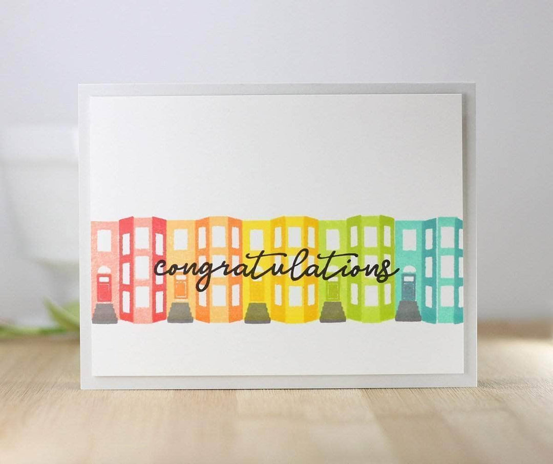 Altenew Every Kind of Home Stamp and Die Bundle featuring house and floral designs for crafting projects.