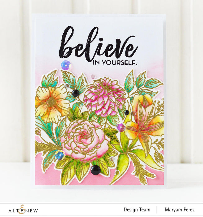 Altenew Stamp & Die Bundle Exotic Garden