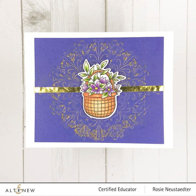 Altenew Folktales & Stories Mini Stamp and Die Bundle for crafting, featuring intricate designs for card making and scrapbooking.