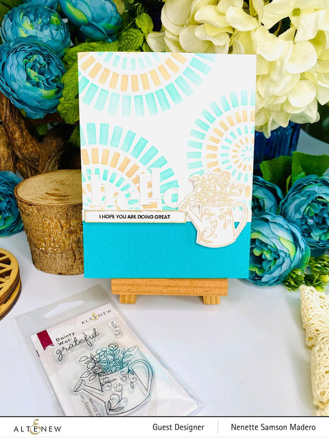 Altenew Folktales & Stories mini stamp and die bundle featuring intricate designs for crafting storytelling projects.